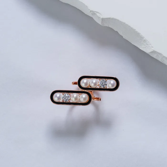 Top Grade Freshwater Pearl Ring WR00224 DECO Pearly Lustre Rings
