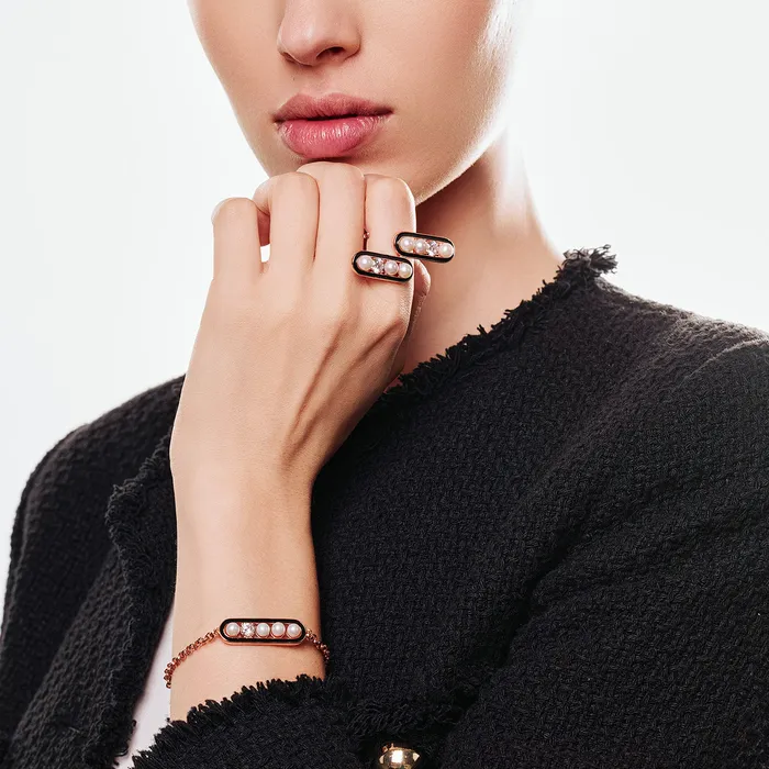 Top Grade Freshwater Pearl Ring WR00224 DECO Pearly Lustre Rings
