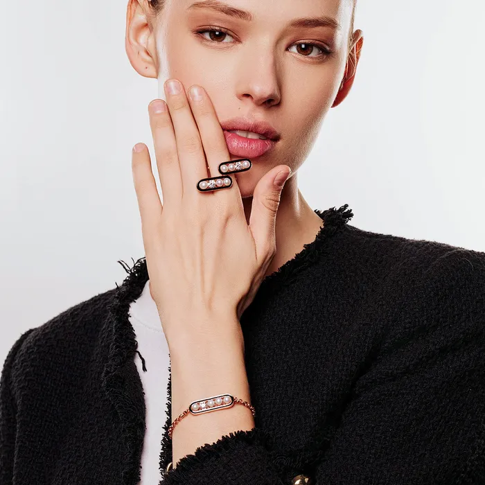 Top Grade Freshwater Pearl Ring WR00224 DECO Pearly Lustre Rings