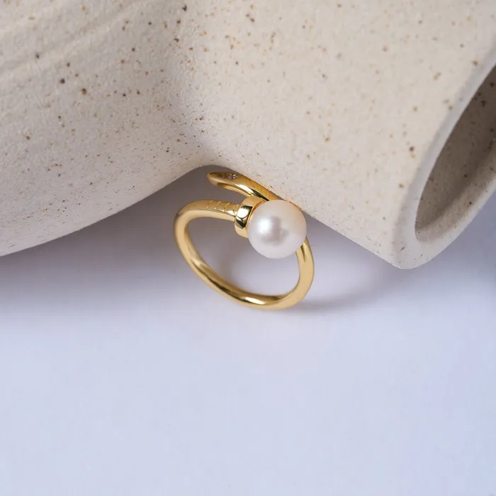 Top Grade Freshwater Pearl Ring WR00312 Pearly Lustre Rings