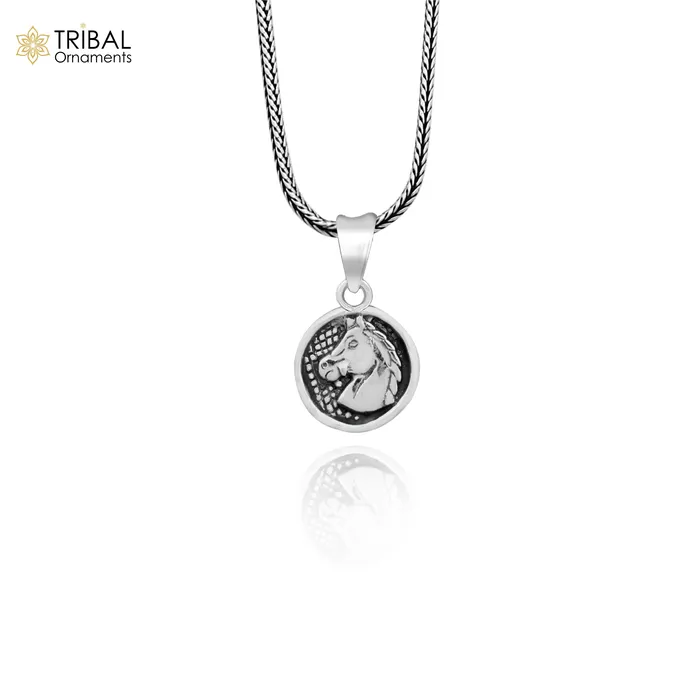 TRIBAL ORNAMENTS 925 sterling silver Handmade unicorn horse design pendant amazing vintage design gifting pendant customized jewelry ssp268 Necklaces TRIBAL ORNAMENTS 925 sterling silver Handmade unicorn horse design pendant amazing vintage design gifting pendant customized jewelry ssp268 Necklaces