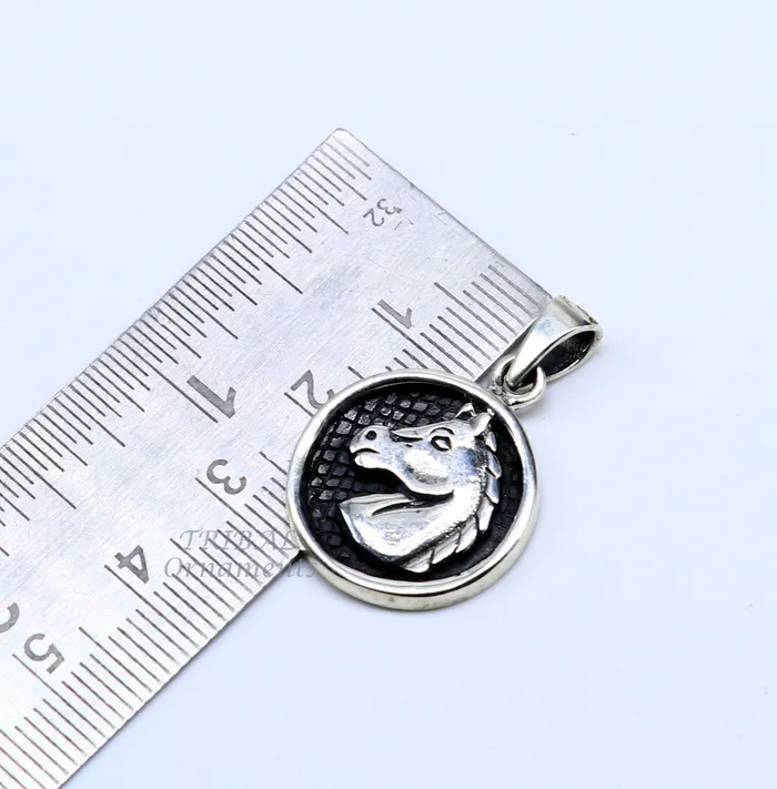 TRIBAL ORNAMENTS 925 sterling silver Handmade unicorn horse design pendant amazing vintage design gifting pendant customized jewelry ssp268 Necklaces