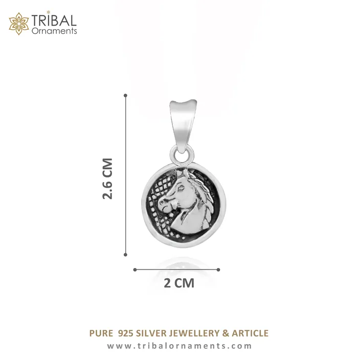 TRIBAL ORNAMENTS 925 sterling silver Handmade unicorn horse design pendant amazing vintage design gifting pendant customized jewelry ssp268 Necklaces