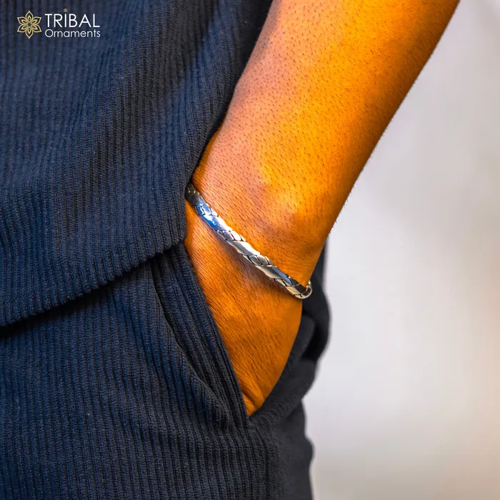 TRIBAL ORNAMENTS Bracelets 925 sterling silver cuff bracelet kada amazing unisex vintage style handmade daily use ethnic bangles kada cuff131 TRIBAL ORNAMENTS Bracelets 925 sterling silver cuff bracelet kada amazing unisex vintage style handmade daily use ethnic bangles kada cuff131