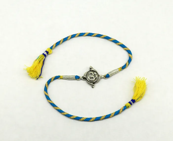 TRIBAL ORNAMENTS Bracelets 925 sterling silver handmade AUMOM design Rakhi Bracelet amazing stylish gift for Rakshabandhan rk54 TRIBAL ORNAMENTS Bracelets 925 sterling silver handmade AUMOM design Rakhi Bracelet amazing stylish gift for Rakshabandhan rk54