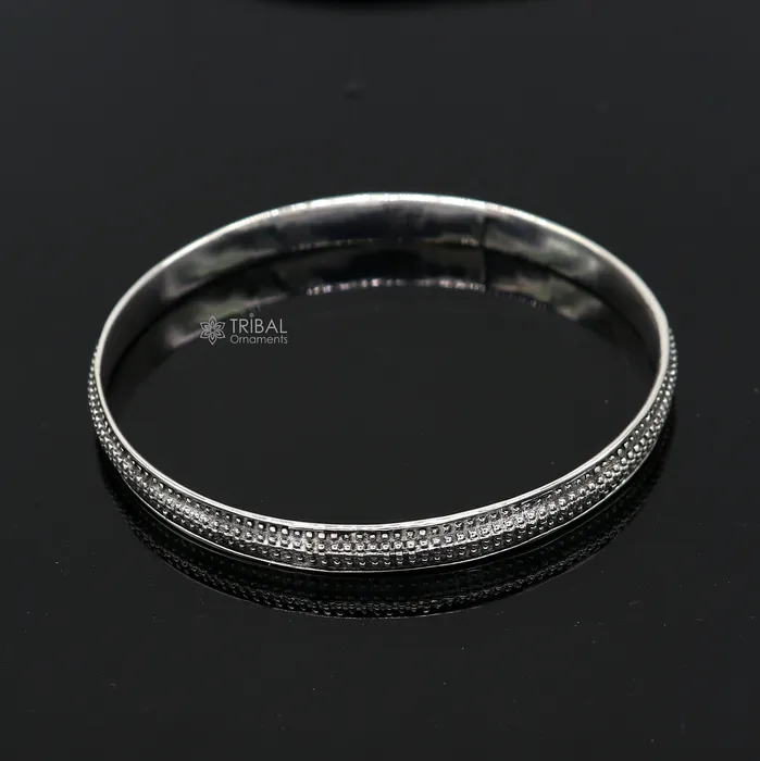 TRIBAL ORNAMENTS Bracelets 925 sterling silver handmade Punjabis shikha mens womens kada bracelet amazing designer kada fashion delicate kada nsk819