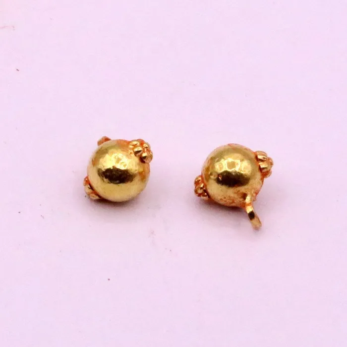 TRIBAL ORNAMENTS Earrings Lot 20 pieces Vintage antique design handmade hanging bells or ball fabulous 22karat yellow gold findings jewelry making ideas TRIBAL ORNAMENTS Earrings Lot 20 pieces Vintage antique design handmade hanging bells or ball fabulous 22karat yellow gold findings jewelry making ideas