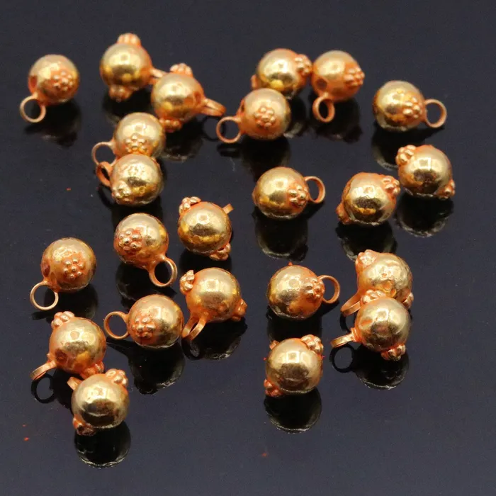 TRIBAL ORNAMENTS Earrings Lot 20 pieces Vintage antique design handmade hanging bells or ball fabulous 22karat yellow gold findings jewelry making ideas TRIBAL ORNAMENTS Earrings Lot 20 pieces Vintage antique design handmade hanging bells or ball fabulous 22karat yellow gold findings jewelry making ideas
