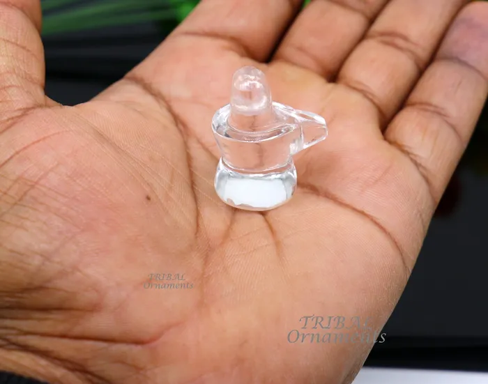 TRIBAL ORNAMENTS Natural sphatik crystal stone divine lor shiva lingam statue amazing sphatik lingam puja article for wealth and prosperity stna17 Necklaces TRIBAL ORNAMENTS Natural sphatik crystal stone divine lor shiva lingam statue amazing sphatik lingam puja article for wealth and prosperity stna17 Necklaces