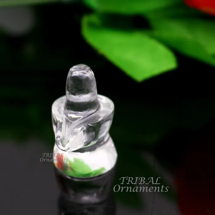 TRIBAL ORNAMENTS Natural sphatik crystal stone divine lor shiva lingam statue amazing sphatik lingam puja article for wealth and prosperity stna17 Necklaces TRIBAL ORNAMENTS Natural sphatik crystal stone divine lor shiva lingam statue amazing sphatik lingam puja article for wealth and prosperity stna17 Necklaces
