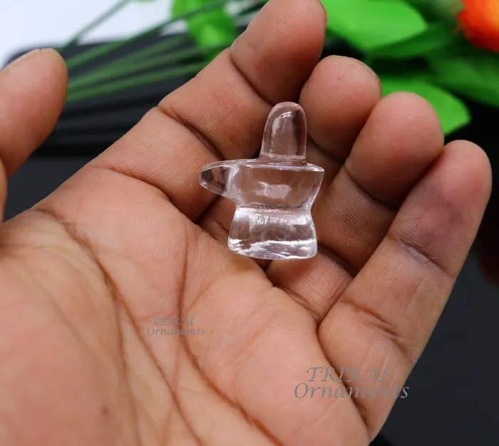 TRIBAL ORNAMENTS Natural sphatik crystal stone divine lor shiva lingam statue amazing sphatik lingam puja article for wealth and prosperity stna17 Necklaces TRIBAL ORNAMENTS Natural sphatik crystal stone divine lor shiva lingam statue amazing sphatik lingam puja article for wealth and prosperity stna17 Necklaces