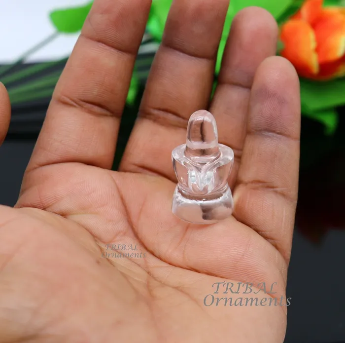 TRIBAL ORNAMENTS Natural sphatik crystal stone divine lor shiva lingam statue amazing sphatik lingam puja article for wealth and prosperity stna17 Necklaces TRIBAL ORNAMENTS Natural sphatik crystal stone divine lor shiva lingam statue amazing sphatik lingam puja article for wealth and prosperity stna17 Necklaces