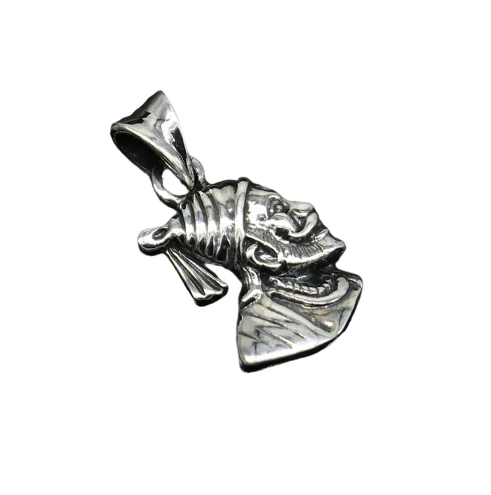 TRIBAL ORNAMENTS Necklaces 925 sterling silver Maratha king Shivaji pendant best gifting Royal pendant king shivaji design solid pendant unisex jewelry ssp1430