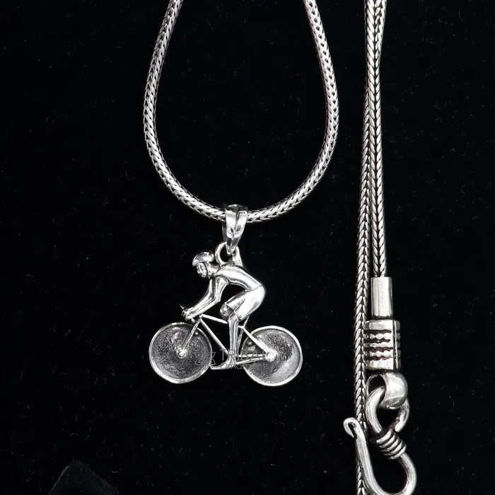 TRIBAL ORNAMENTS Necklaces Cyclist pendant Bicycle Necklace 925 Sterling Silver Bicycle Pendant Bicycle Charm Pendant Bicycle Lover Jewelry Sports Jewelry nsp660 TRIBAL ORNAMENTS Necklaces Cyclist pendant Bicycle Necklace 925 Sterling Silver Bicycle Pendant Bicycle Charm Pendant Bicycle Lover Jewelry Sports Jewelry nsp660