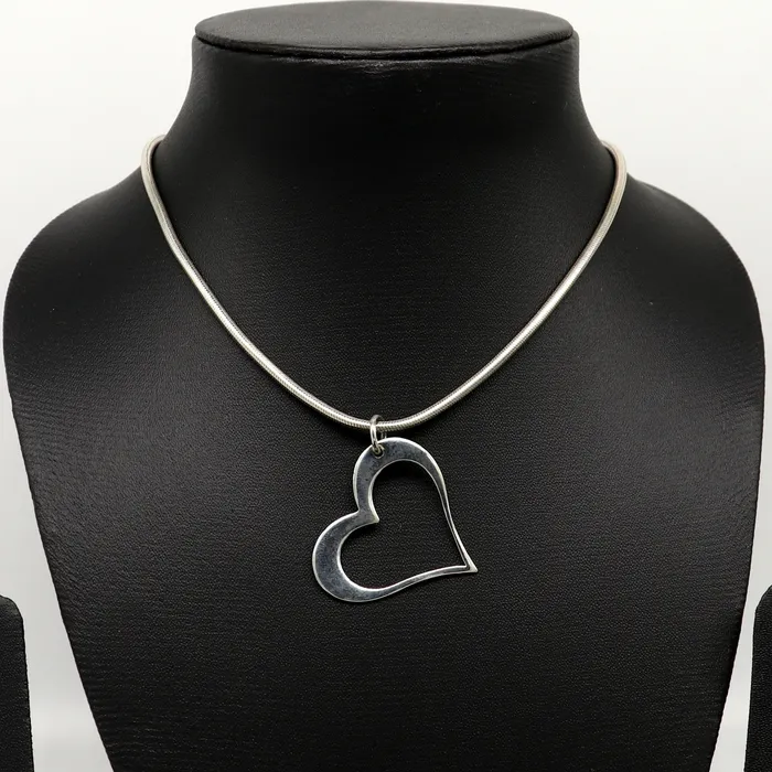 TRIBAL ORNAMENTS Necklaces Handmade solid 925 sterling silver heart pendant excellent unique design stylish unisex personalized gift pendant jewelry from india ssp521