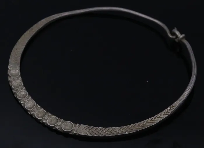 TRIBAL ORNAMENTS Necklaces Indian Traditional Vintage antique solid silver old baby necklace silver choker necklace ethnic tribal jewelry from Rajasthan india osn11 TRIBAL ORNAMENTS Necklaces Indian Traditional Vintage antique solid silver old baby necklace silver choker necklace ethnic tribal jewelry from Rajasthan india osn11