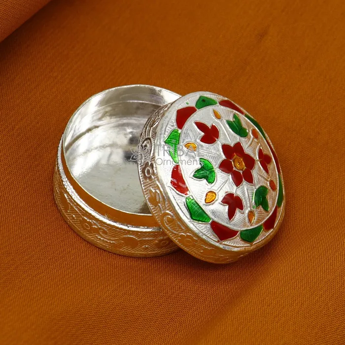 TRIBAL ORNAMENTS Rings 925 sterling silver unique antique design handmade brides eyes kajal box surma box kumkum sindur box small trinket box article stb779 TRIBAL ORNAMENTS Rings 925 sterling silver unique antique design handmade brides eyes kajal box surma box kumkum sindur box small trinket box article stb779
