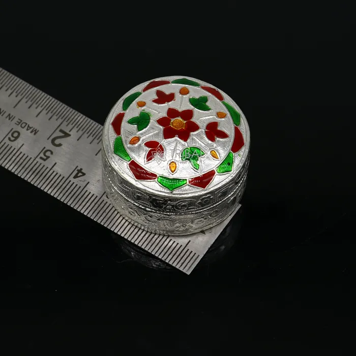 TRIBAL ORNAMENTS Rings 925 sterling silver unique antique design handmade brides eyes kajal box surma box kumkum sindur box small trinket box article stb779 TRIBAL ORNAMENTS Rings 925 sterling silver unique antique design handmade brides eyes kajal box surma box kumkum sindur box small trinket box article stb779
