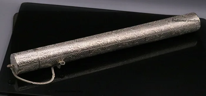 Vintage design solid sterling silver handmade incense stick box agarbatti box container home temple jewelry a04 TRIBAL ORNAMENTS Rings Vintage design solid sterling silver handmade incense stick box agarbatti box container home temple jewelry a04 TRIBAL ORNAMENTS Rings