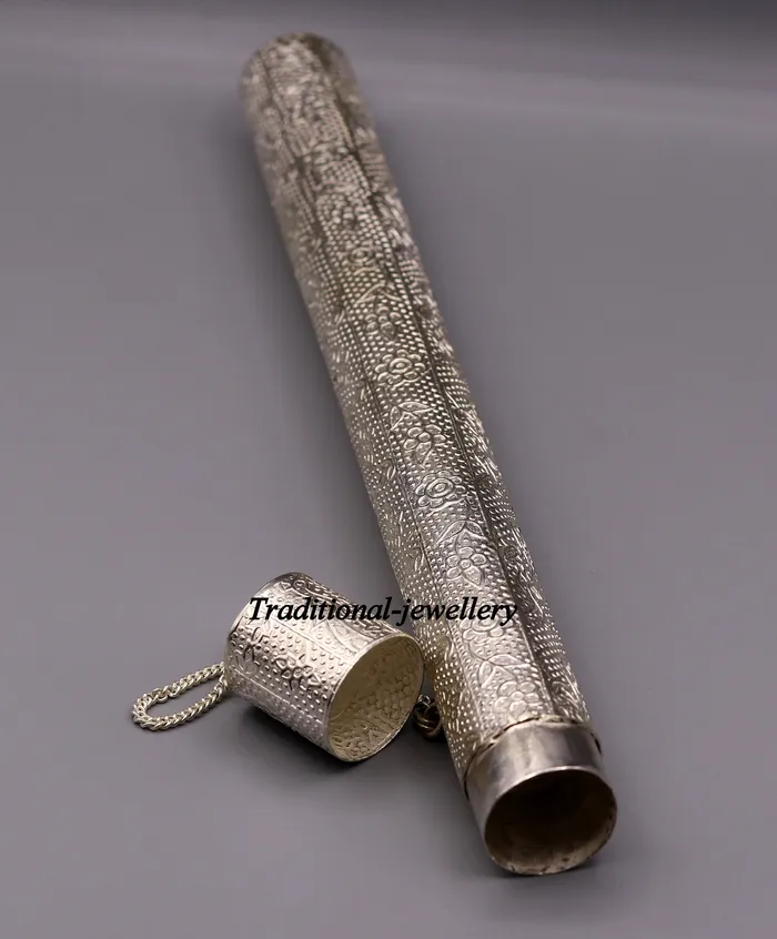 Vintage design solid sterling silver handmade incense stick box agarbatti box container home temple jewelry a04 TRIBAL ORNAMENTS Rings Vintage design solid sterling silver handmade incense stick box agarbatti box container home temple jewelry a04 TRIBAL ORNAMENTS Rings
