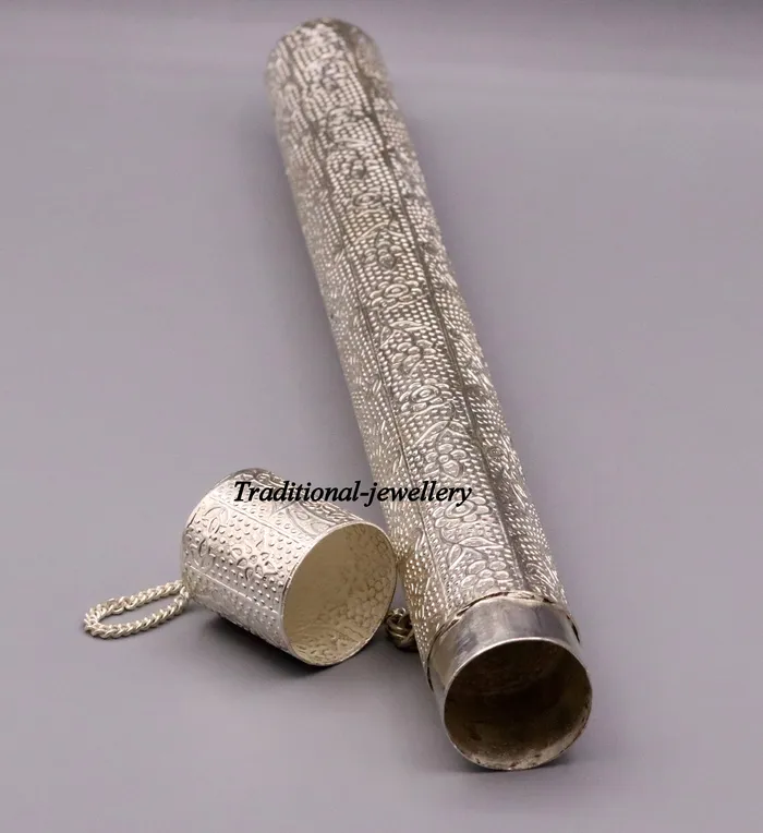 Vintage design solid sterling silver handmade incense stick box agarbatti box container home temple jewelry a04 TRIBAL ORNAMENTS Rings Vintage design solid sterling silver handmade incense stick box agarbatti box container home temple jewelry a04 TRIBAL ORNAMENTS Rings