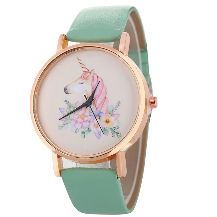 W492 Teal Green Unicorn Collection Quartz Watch 01 Watches