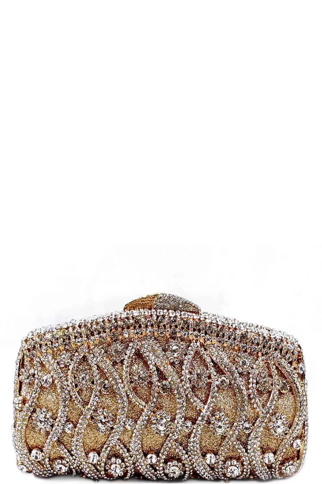 Walkeaze Earrings Women Bridal Clutch 14136B