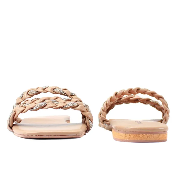 Walkeaze Earrings Women Formal Slippers 40045S