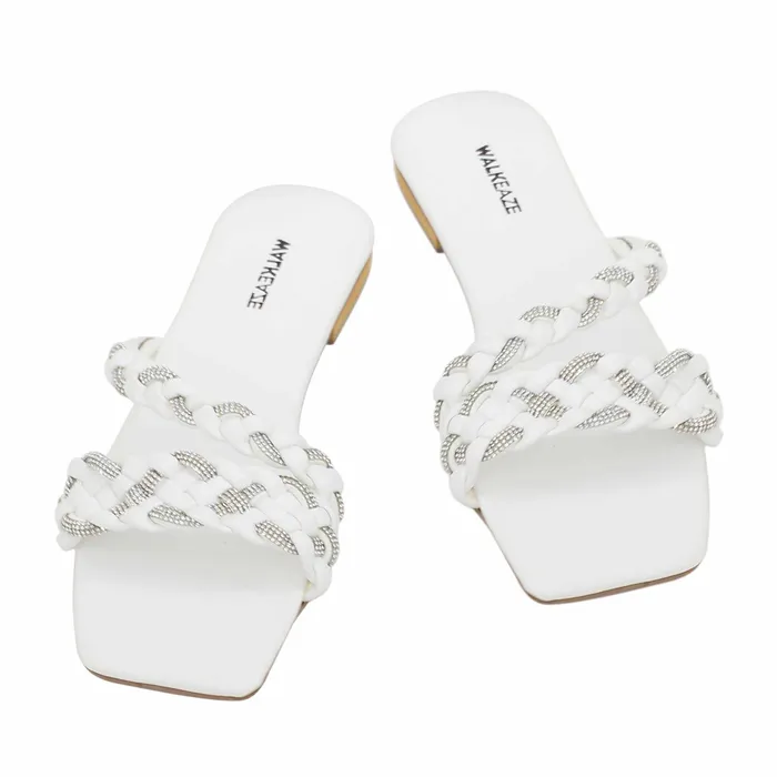 Walkeaze Earrings Women Formal Slippers 40045S
