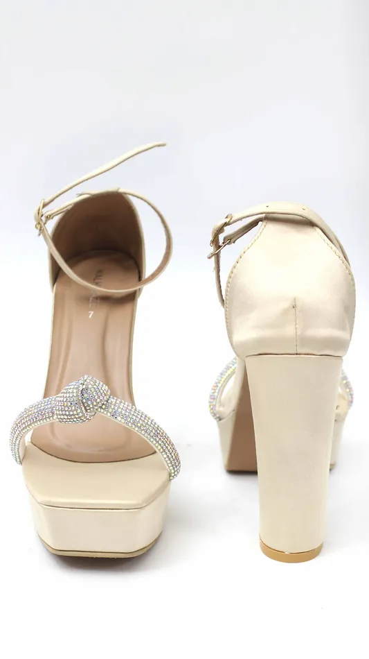 Walkeaze Necklaces Women Formal Block Heel 62832S