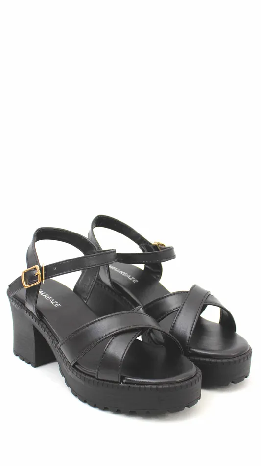 Walkeaze Necklaces Women Formal Block Heel 62862S