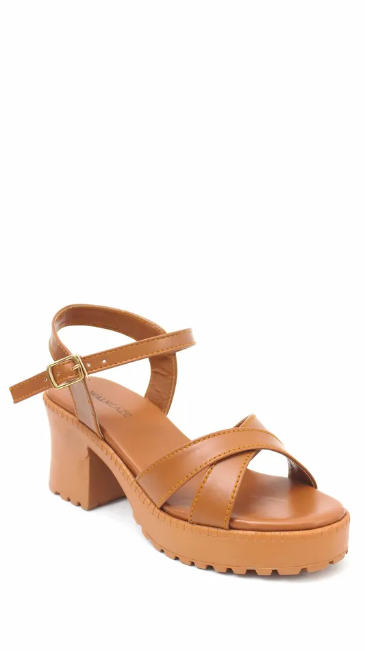 Walkeaze Necklaces Women Formal Block Heel 62862S
