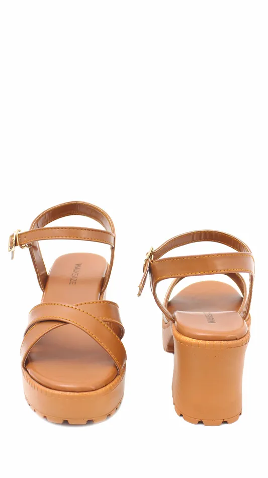 Walkeaze Necklaces Women Formal Block Heel 62862S