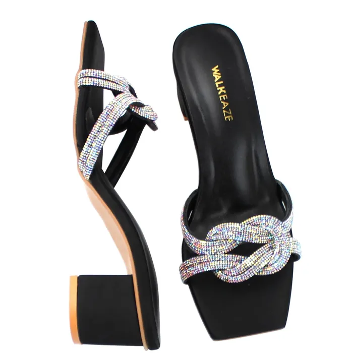 Walkeaze Necklaces Women Formal Block Heel 74742S Walkeaze Necklaces Women Formal Block Heel 74742S