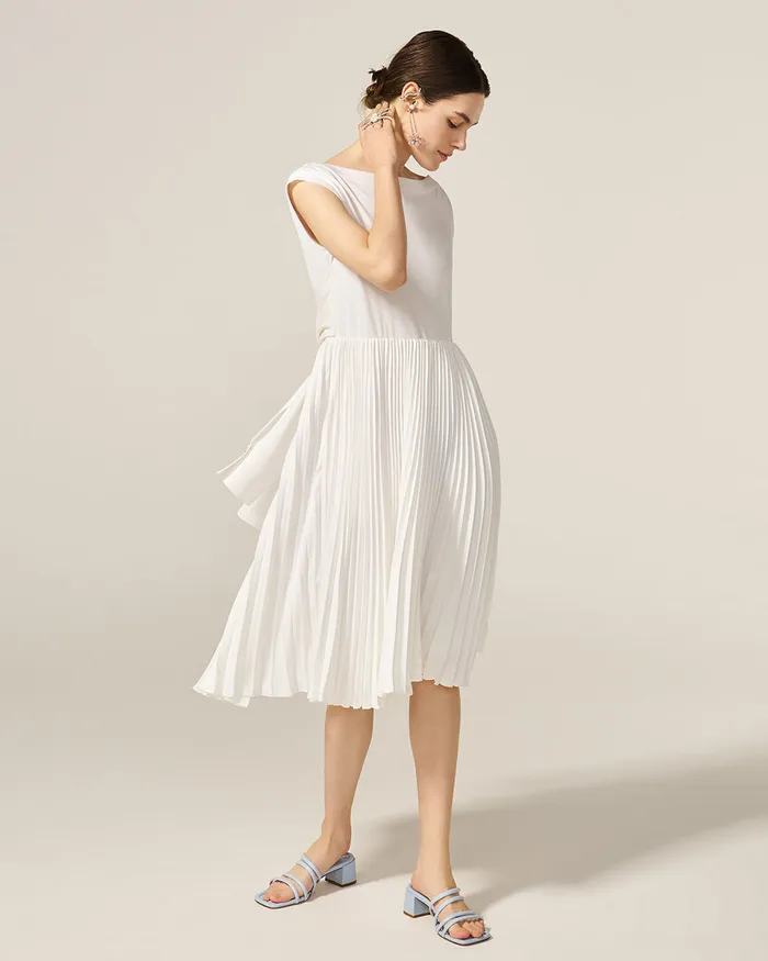 White Venus Dress ADEAM Rings