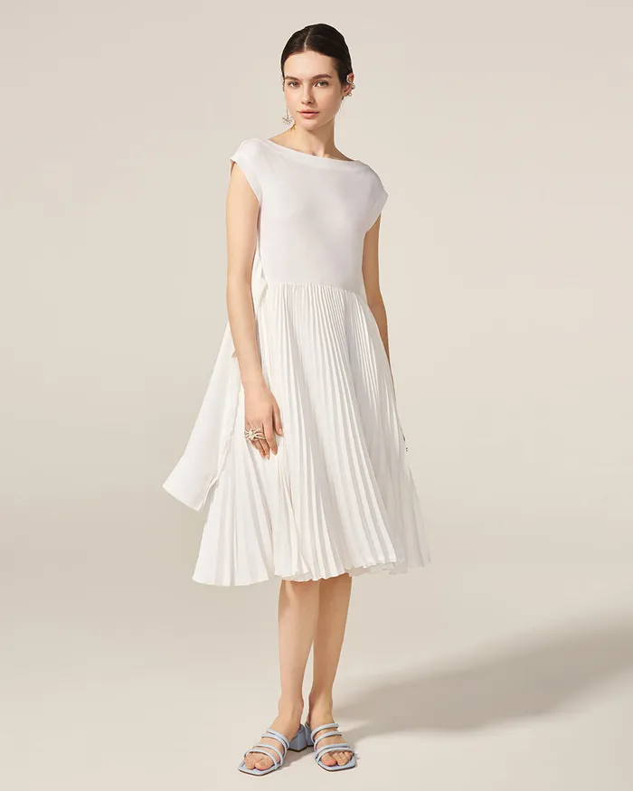White Venus Dress ADEAM Rings