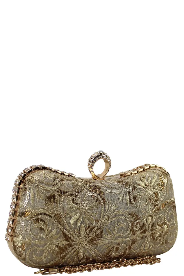 Women Clutch 3412B Walkeaze Earrings