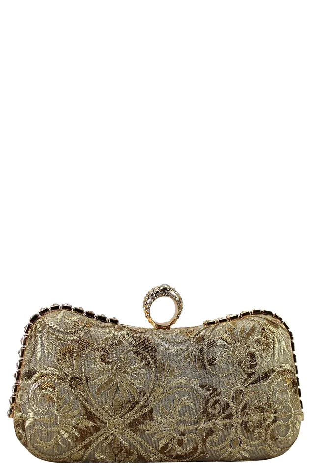Women Clutch 3412B Walkeaze Earrings