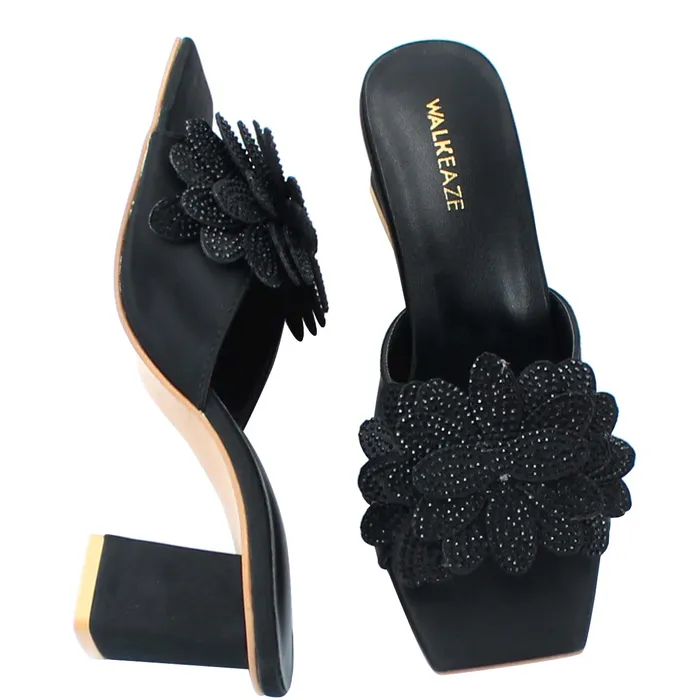 Women Formal Block Heel 74833S Walkeaze Necklaces