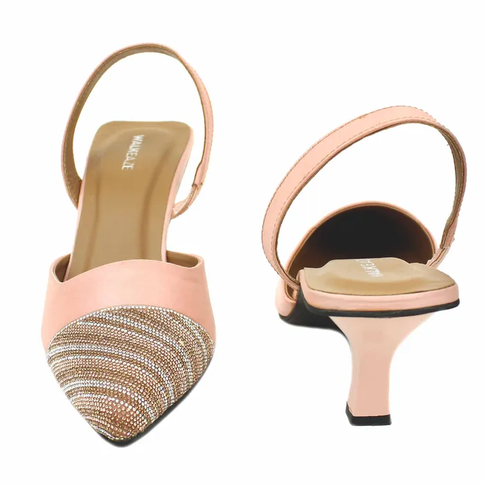 Women Formal Court Shoes 62850S Walkeaze Earrings