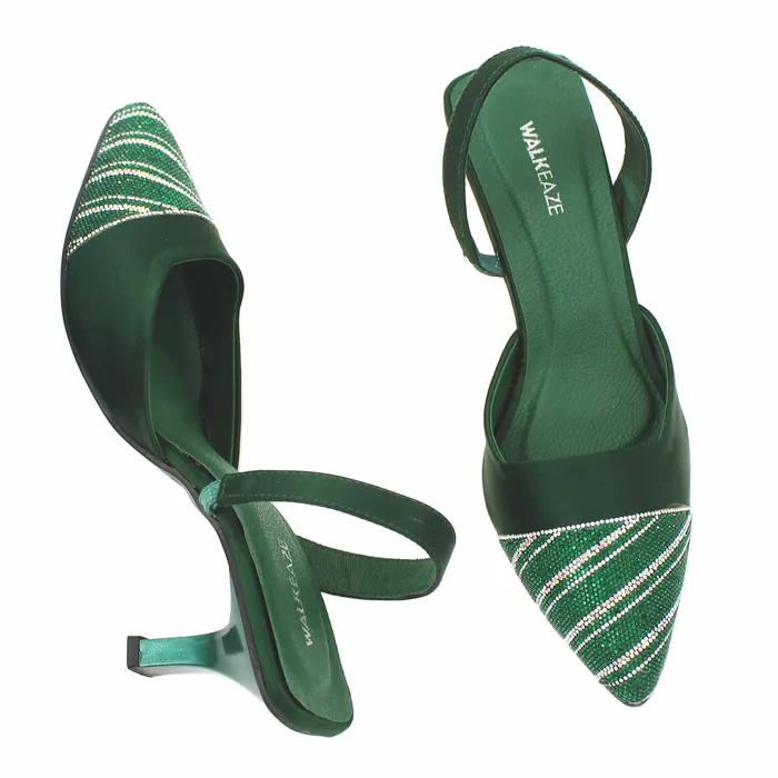 Women Formal Court Shoes 62850S Walkeaze Earrings