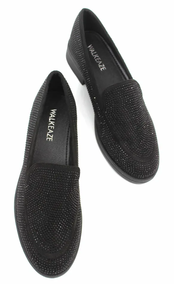 Women Formal Loafers 98304S Walkeaze Earrings