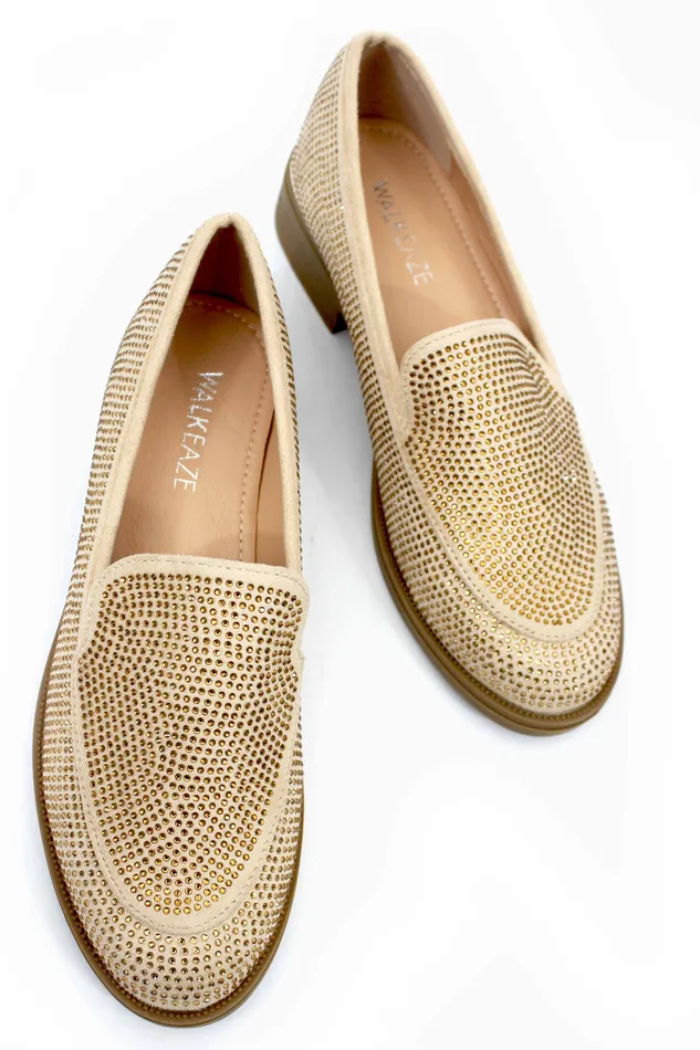 Women Formal Loafers 98304S Walkeaze Earrings