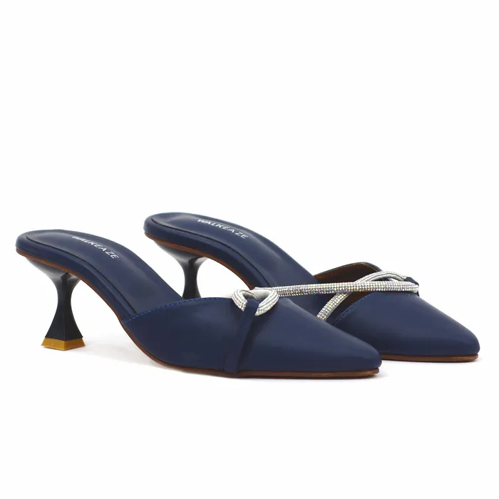 Women Formal Mules 62591S Walkeaze Earrings