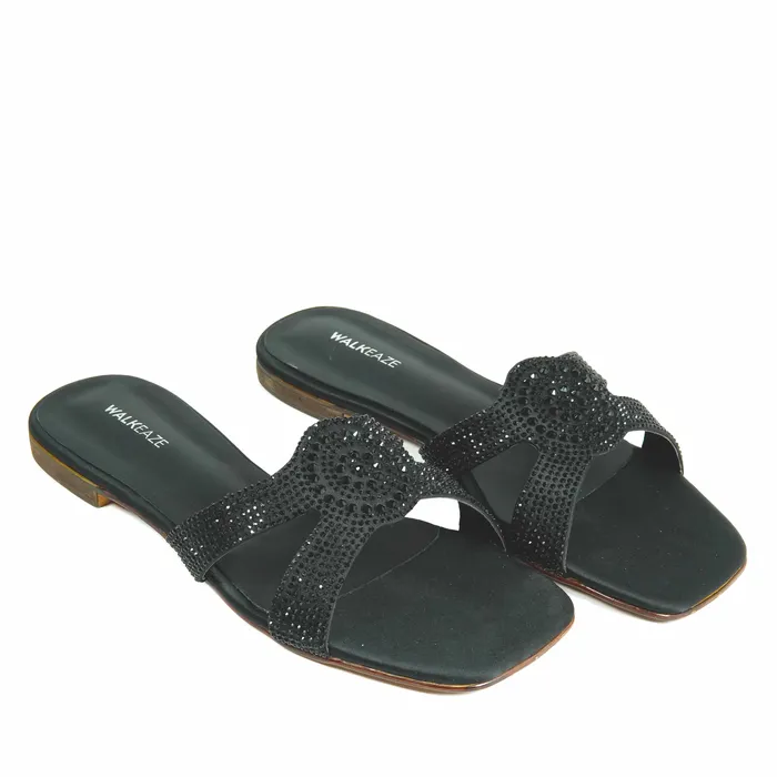Women Formal Slippers 40186S Walkeaze Earrings