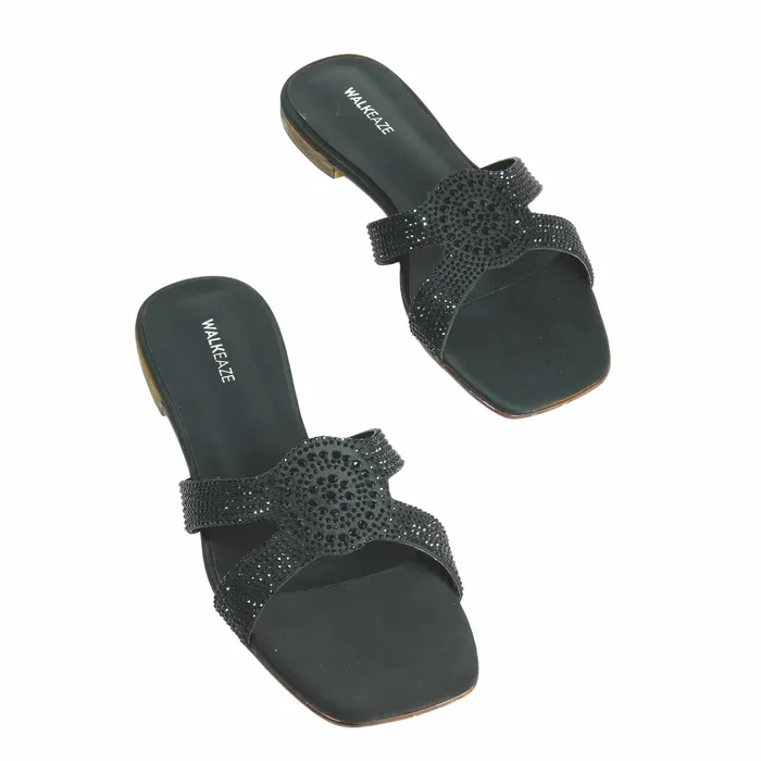 Women Formal Slippers 40186S Walkeaze Earrings